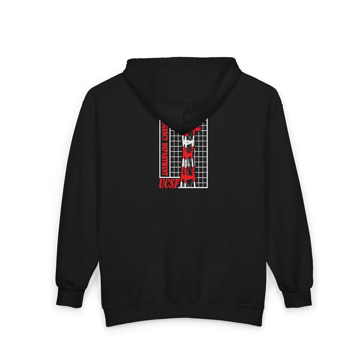 UCSF Sutro Tower Hoodie Embroidery