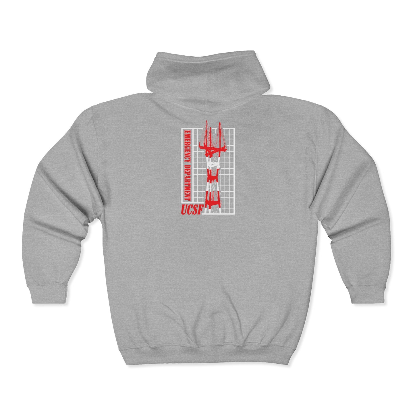 UCSF Sutro Tower Hoodie Embroidery