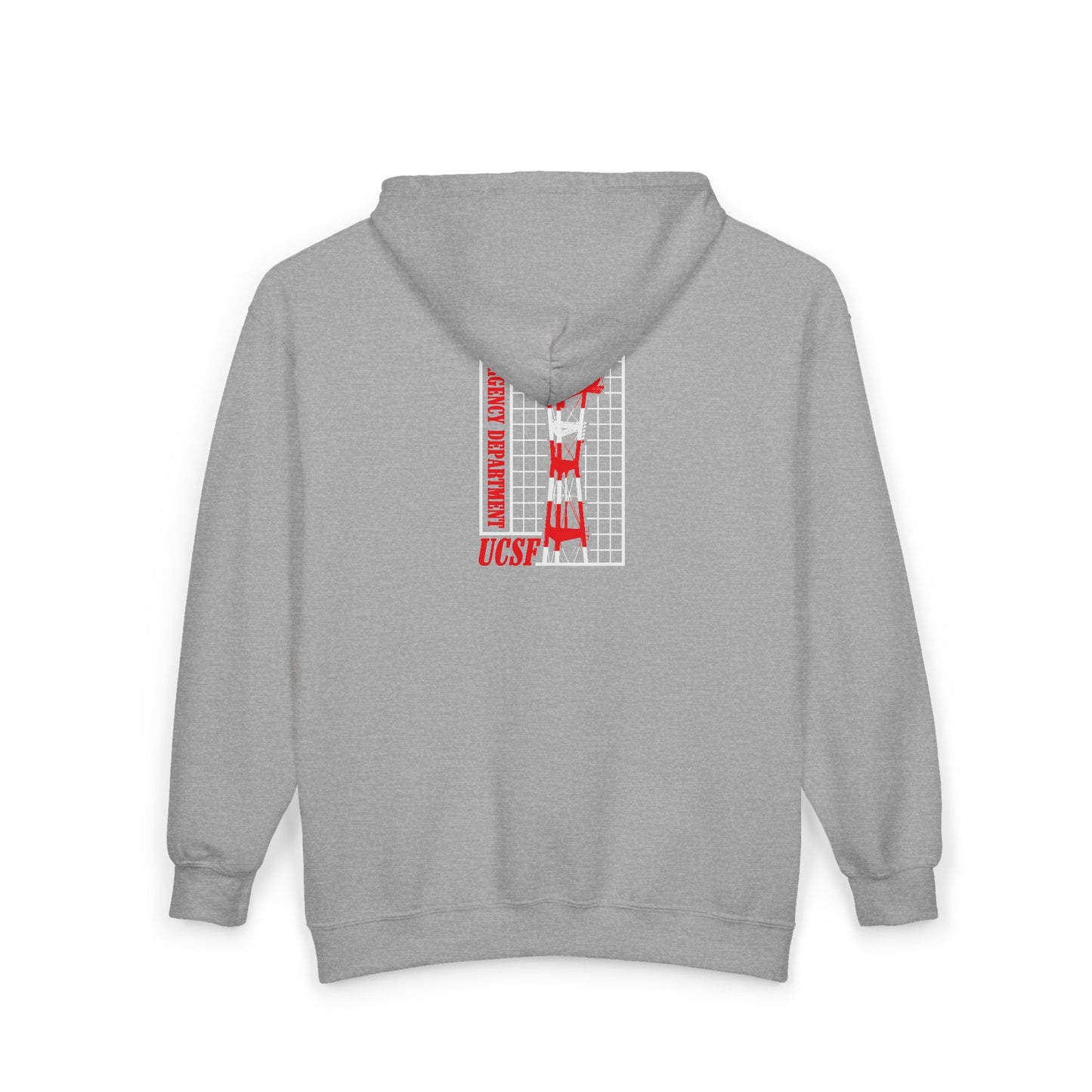 UCSF Sutro Tower Hoodie Embroidery