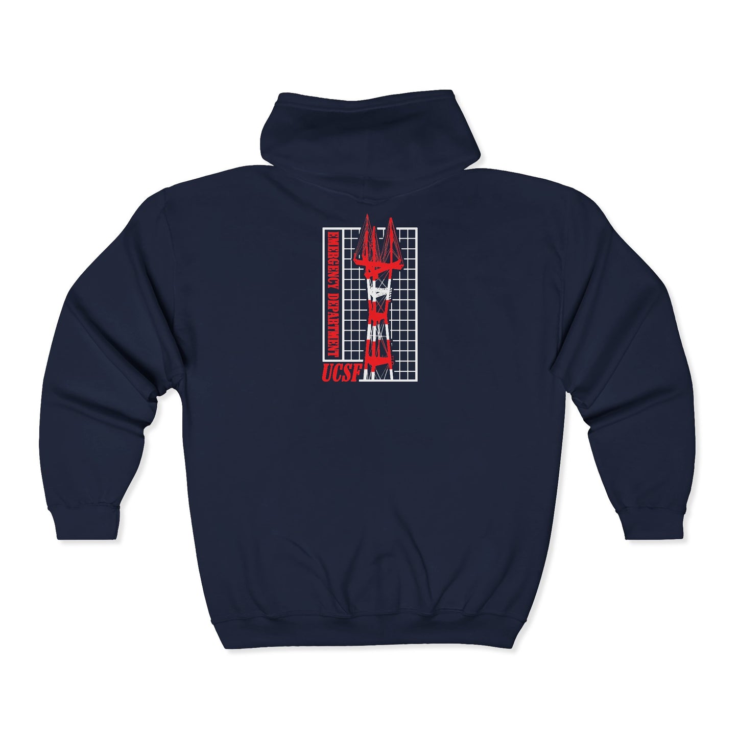 UCSF Sutro Tower Hoodie Embroidery