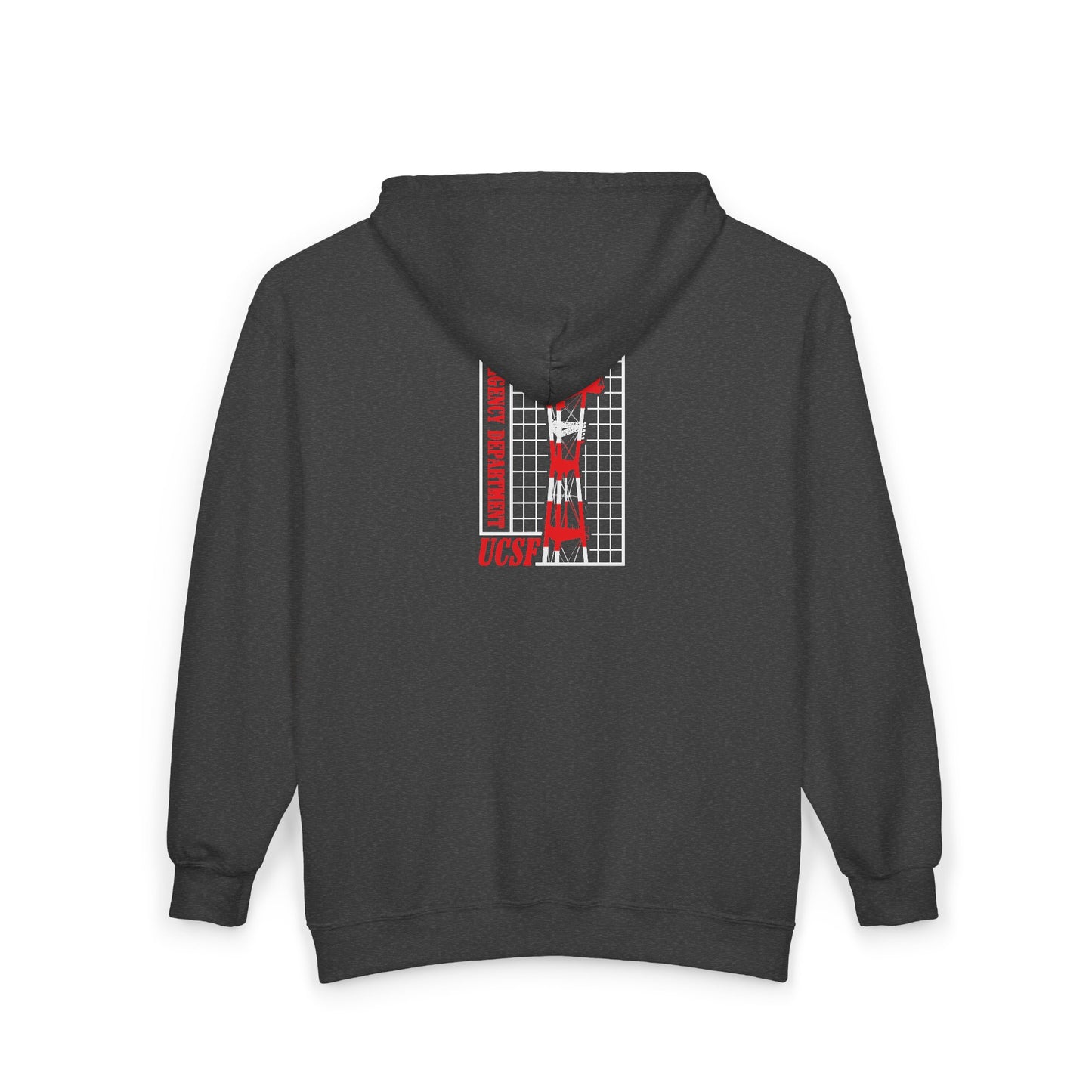 UCSF Sutro Tower Hoodie Embroidery