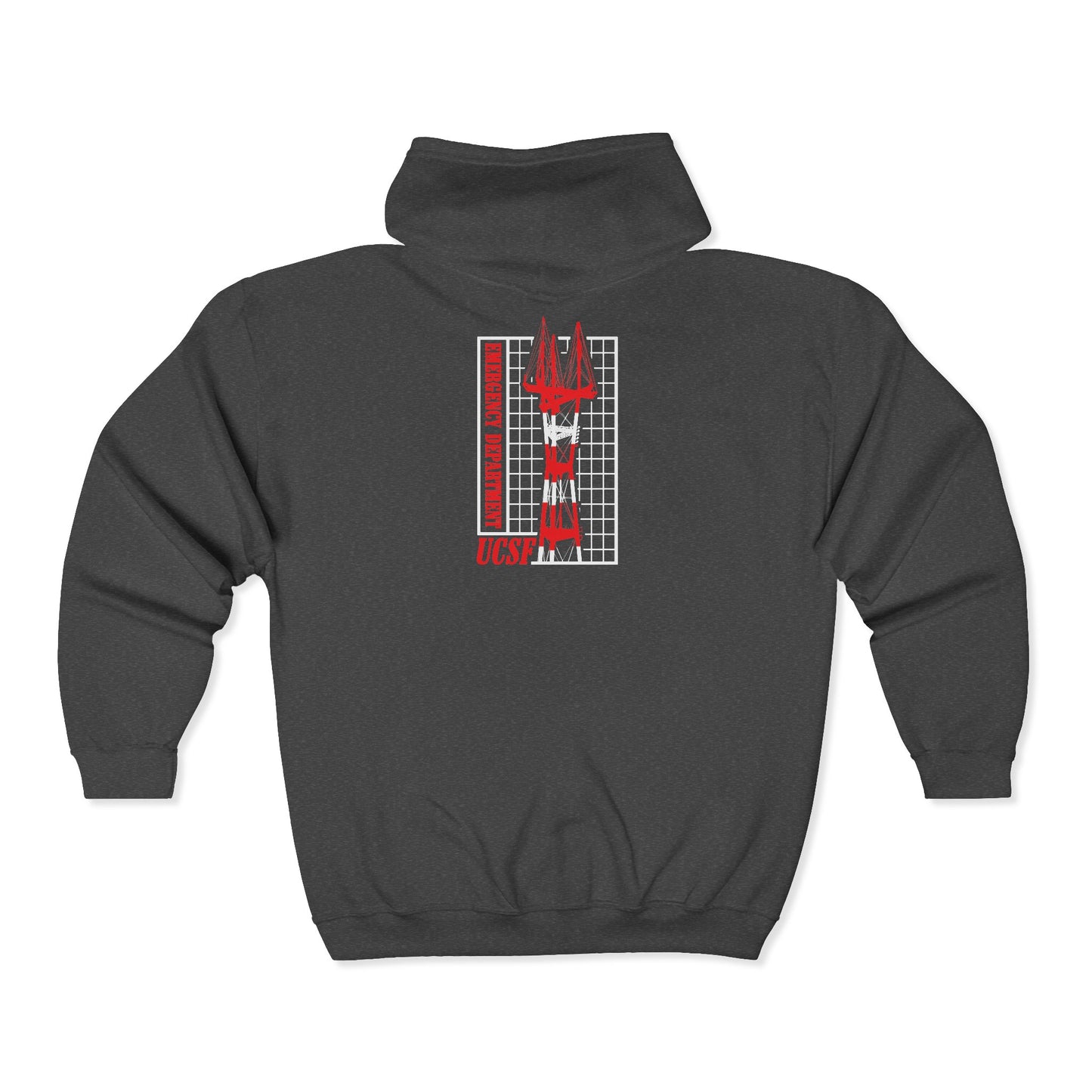 UCSF Sutro Tower Hoodie Embroidery