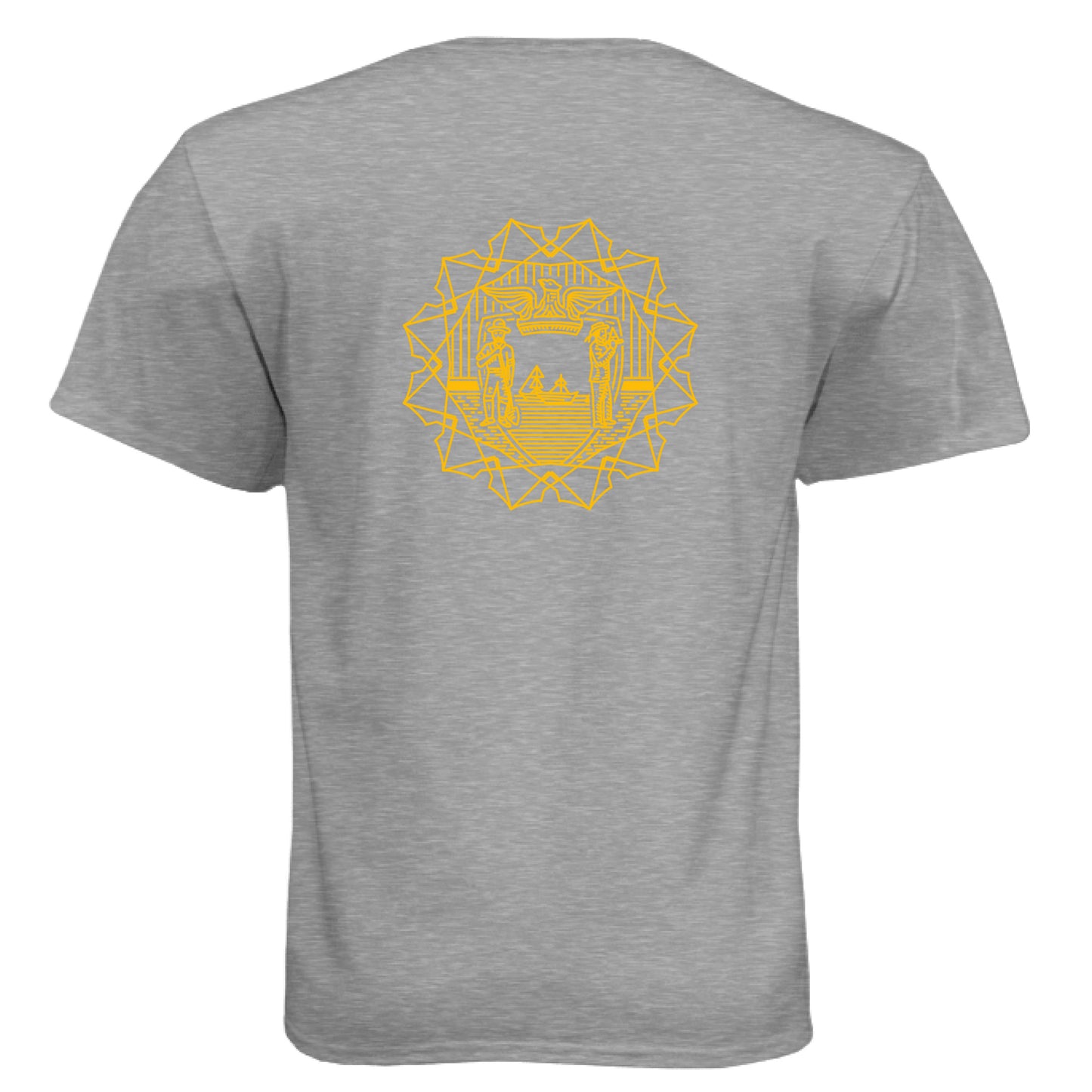 Dark Heather Grey (60/40) - BACK
